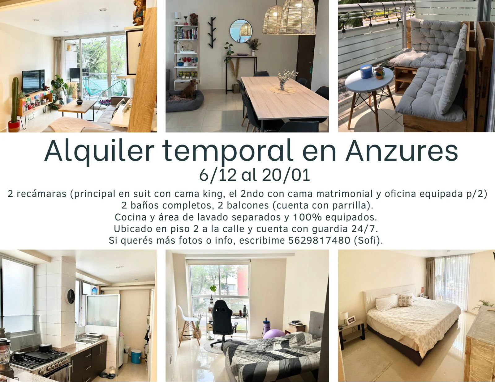 Apartment for Rent in Anzures
