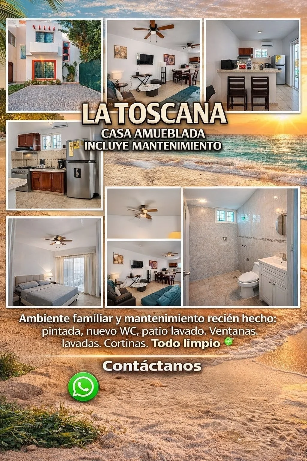 2 Bedroom House in La Toscana, Playa del Carmen