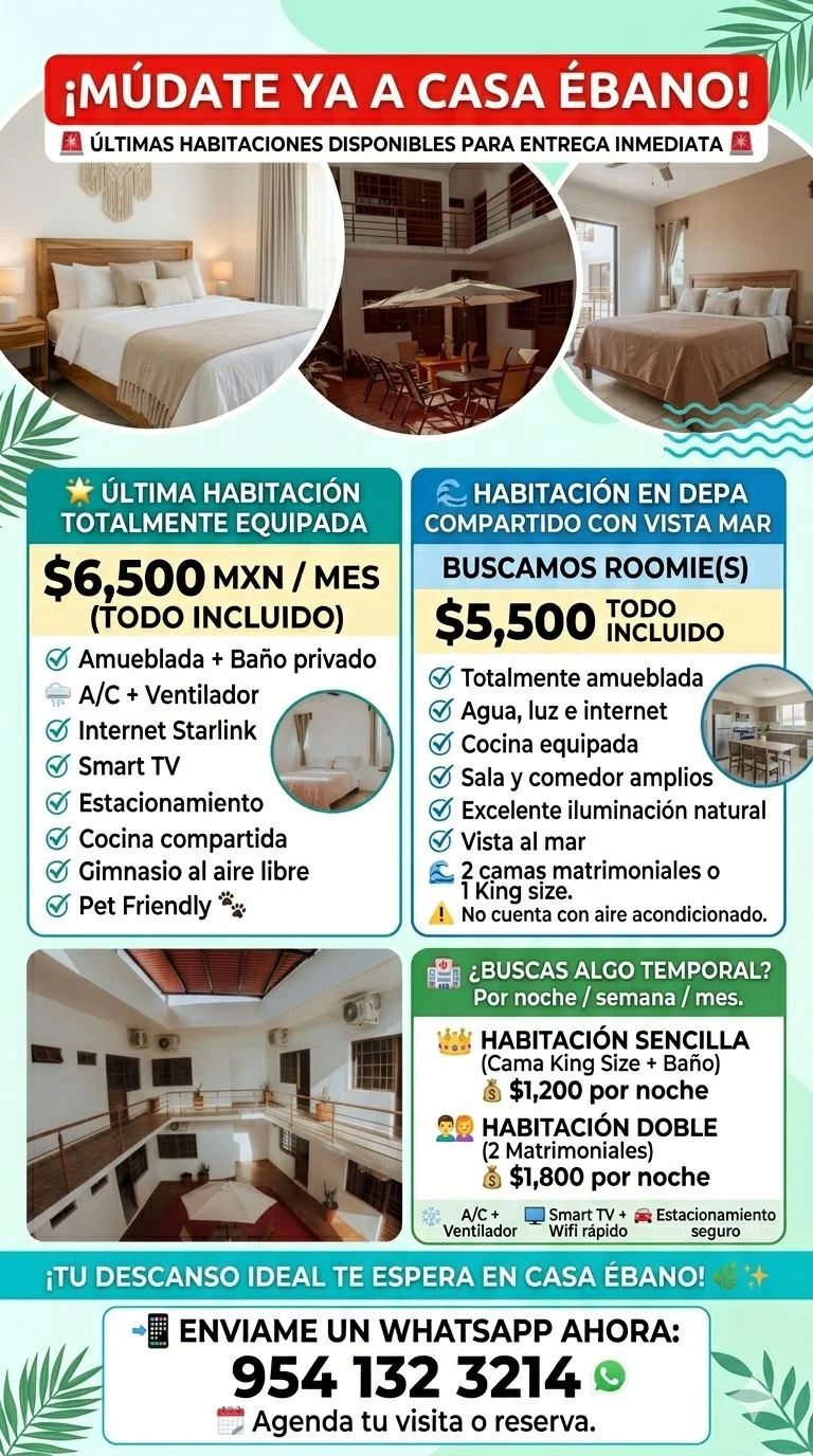 Private Room in Lazaro Cardenas | Furnished & Pet Friendly