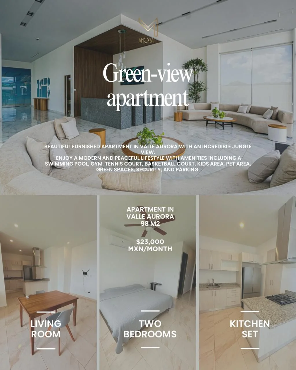 2 Bedroom Apartment in Playa del Carmen