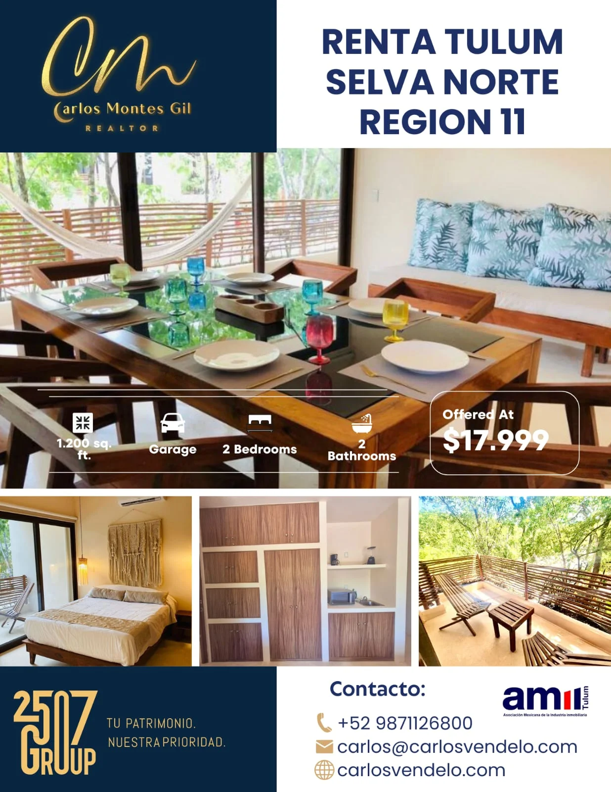 Apartment for Rent in Tulum, Region 11