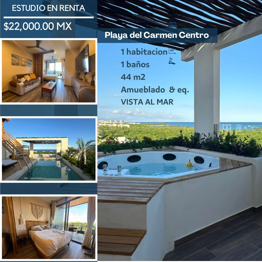Studio with Ocean View on Calle 62 - Monthly Rental