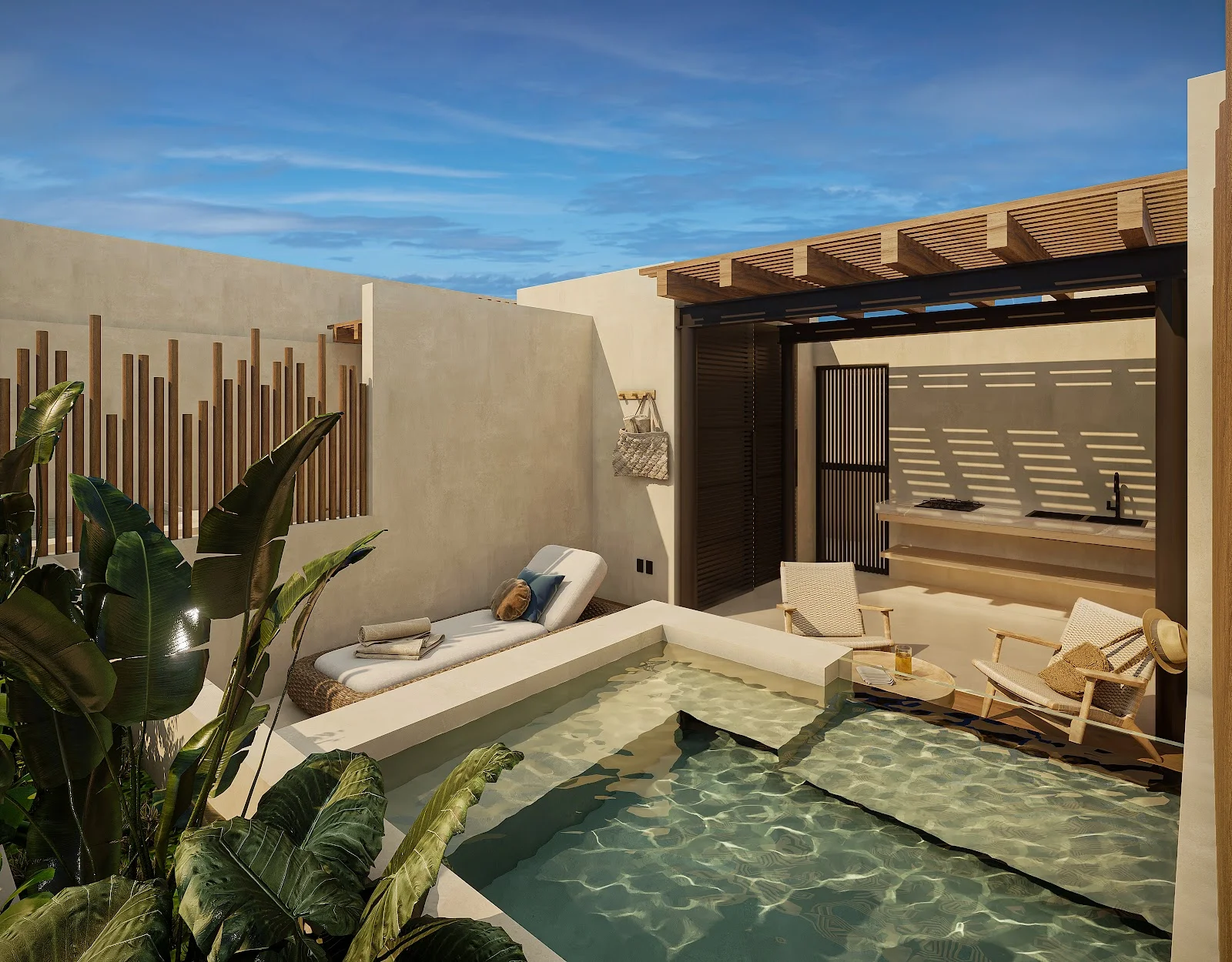 2 Bedroom Apartment with Private Pool in Tulum