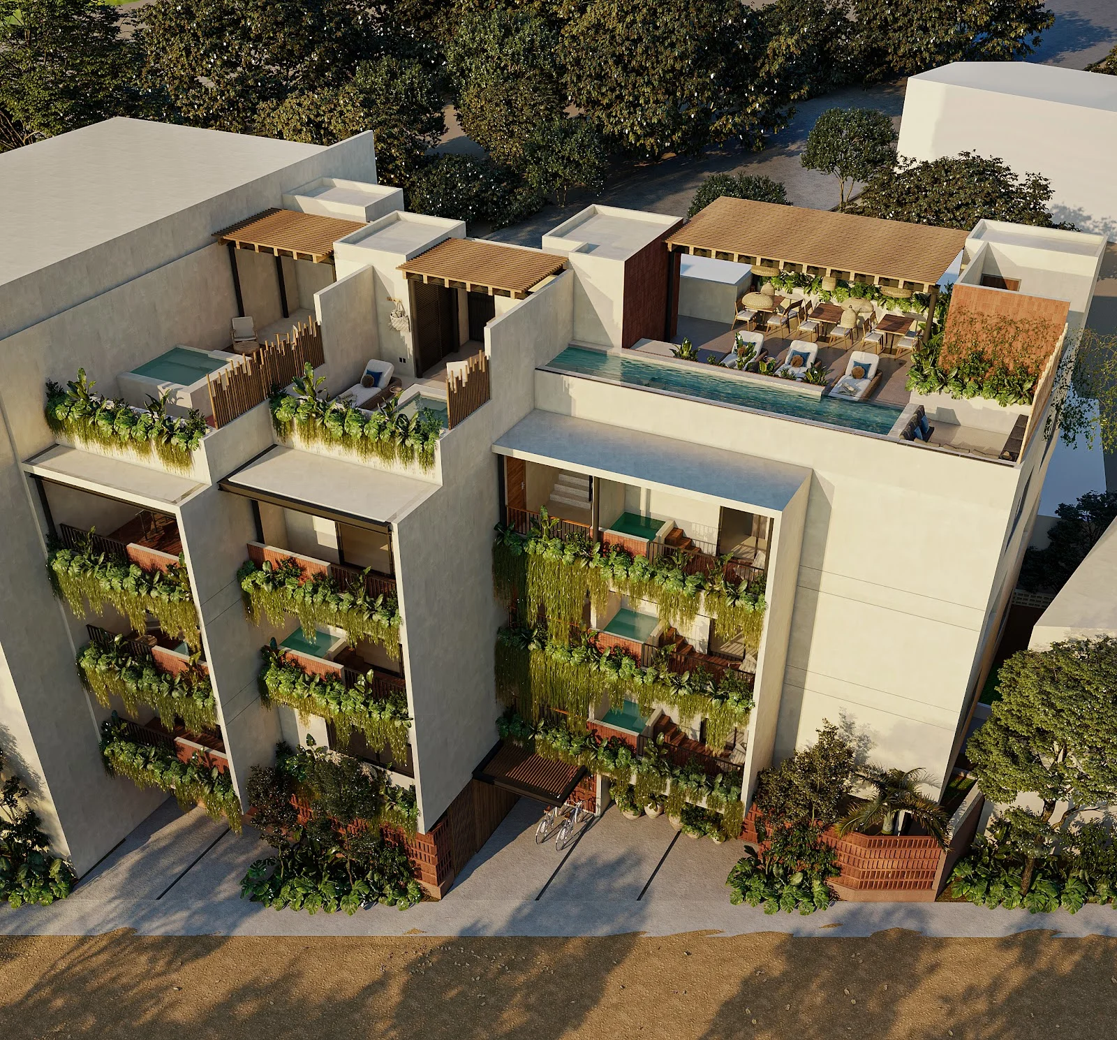 2 Bedroom Apartment with Private Pool in Tulum