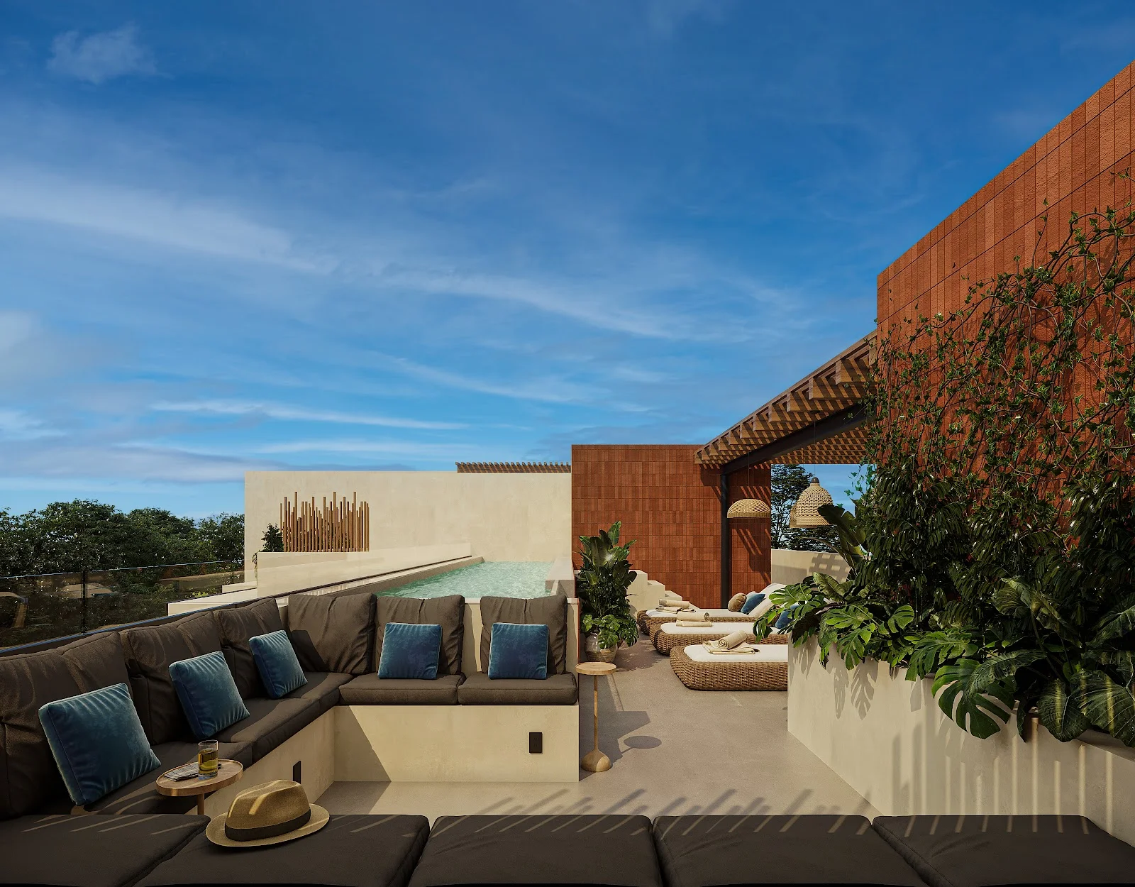 2 Bedroom Apartment with Private Pool in Tulum