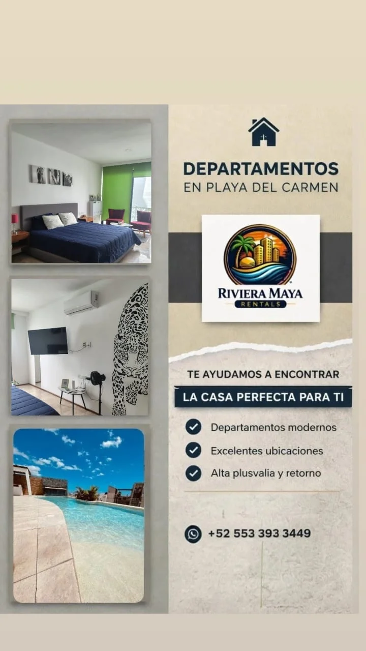 Studio for Rent in Centro, Playa del Carmen