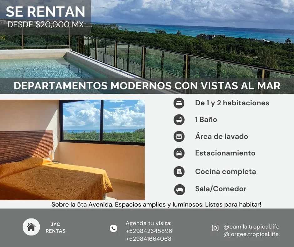 Playacar Apartment Rental