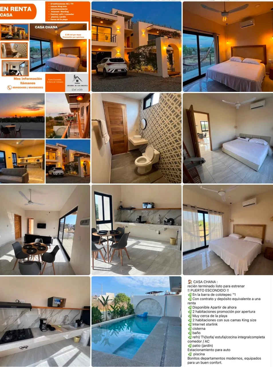 2 Bedroom Apartment in Puerto Escondido