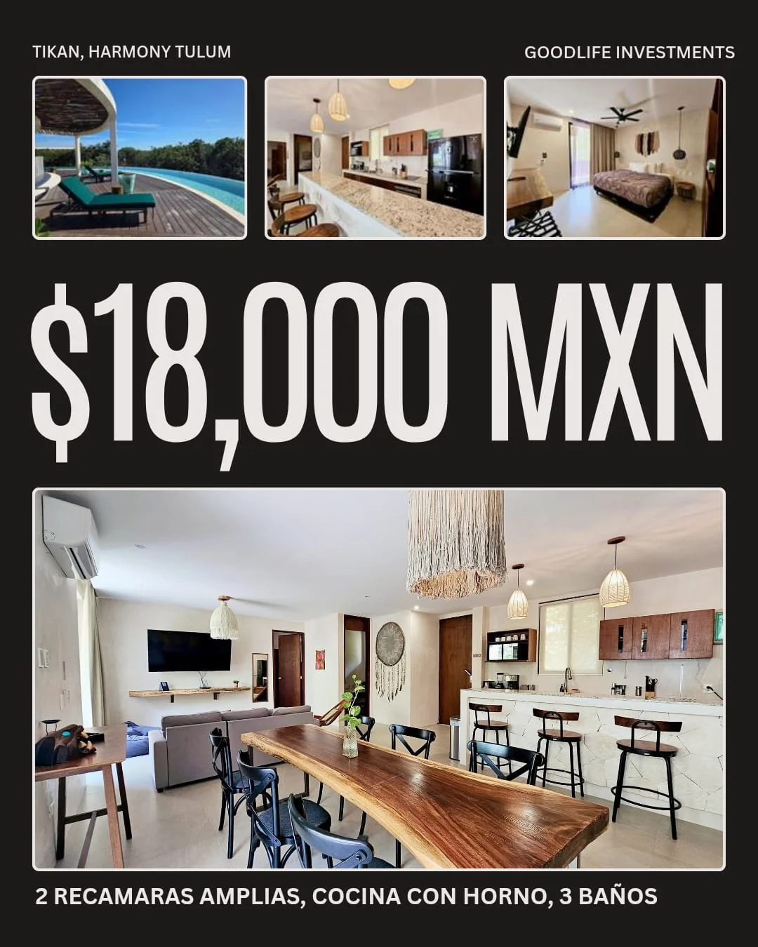 2 Bedroom Apartment in Tulum