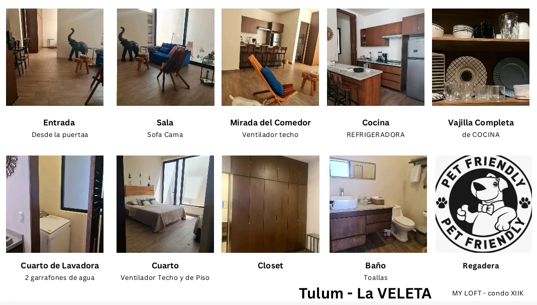 Loft for Rent in La Veleta, Tulum