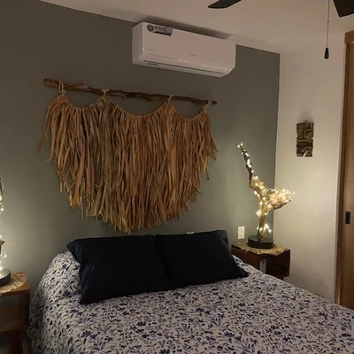 Tulum-Style Furnished Studio in Aldea Zamá | Rooftop pool & Spacious Handicapped Accessible Bathroom