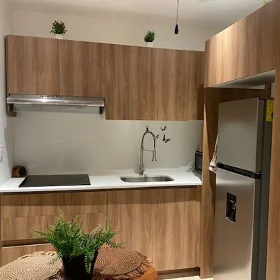 Tulum-Style Furnished Studio in Aldea Zamá | Rooftop pool & Spacious Handicapped Accessible Bathroom