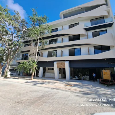 Tulum-Style Furnished Studio in Aldea Zamá | Rooftop pool & Spacious Handicapped Accessible Bathroom