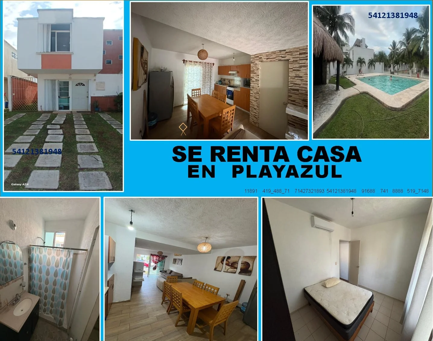 Furnished House for Rent in Playa del Carmen