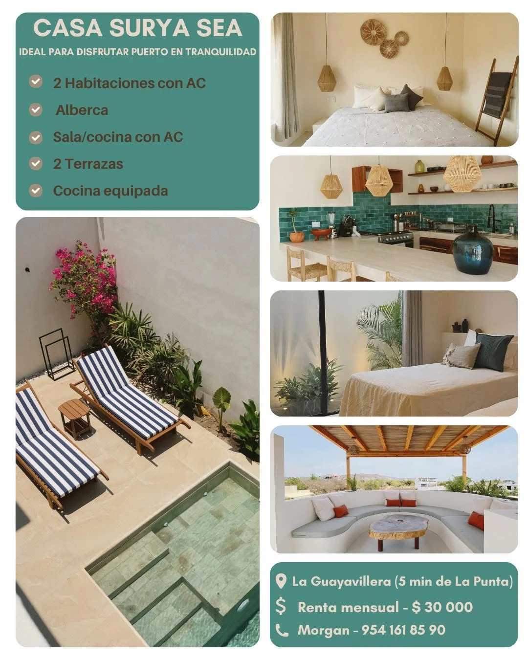 House in La Punta, Puerto Escondido