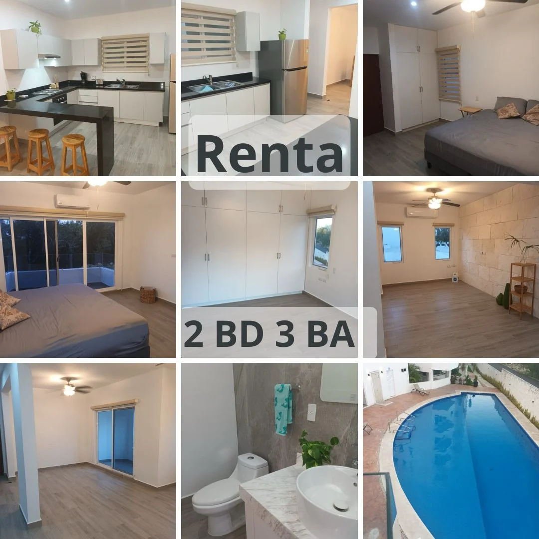 2 Bedroom Apartment in Centro Maya Pet-Friendly