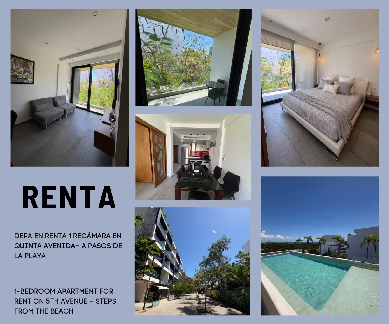 1BR Apartment on 5th Ave – Steps from the Beach