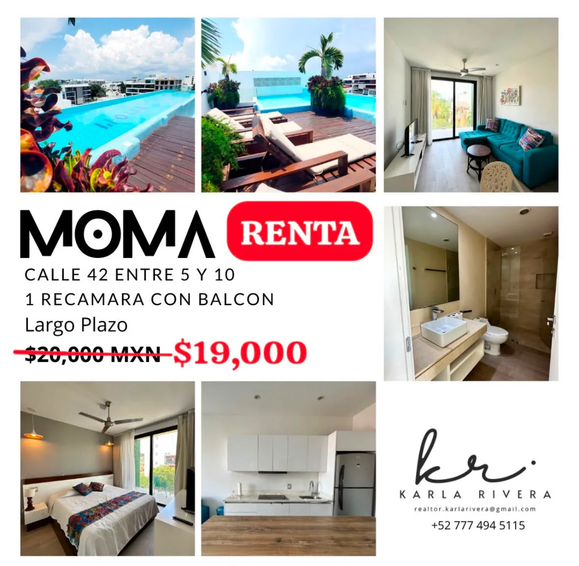 1 Bedroom Apartment in Playa del Carmen
