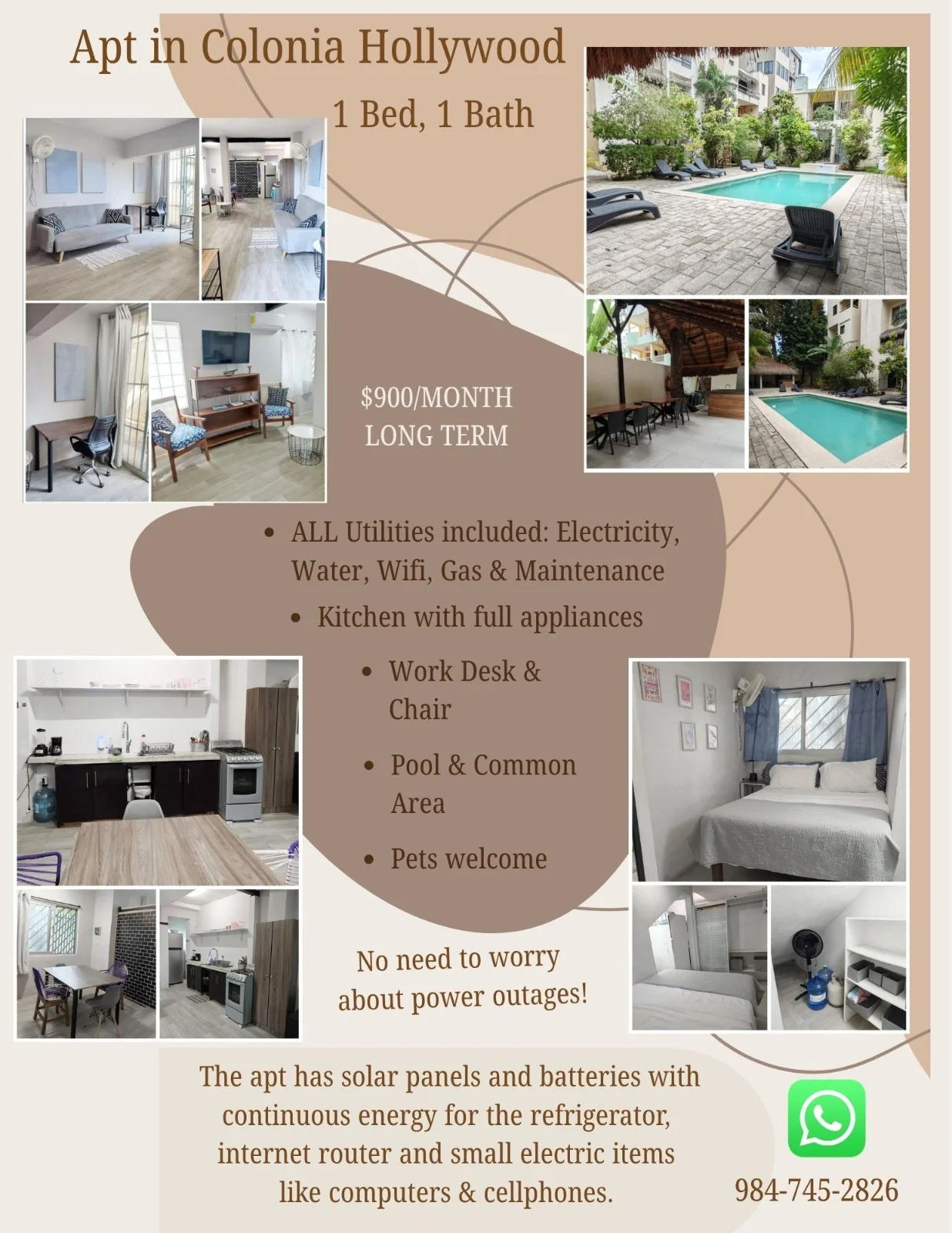 1 Bedroom Apartment in Playa del Carmen