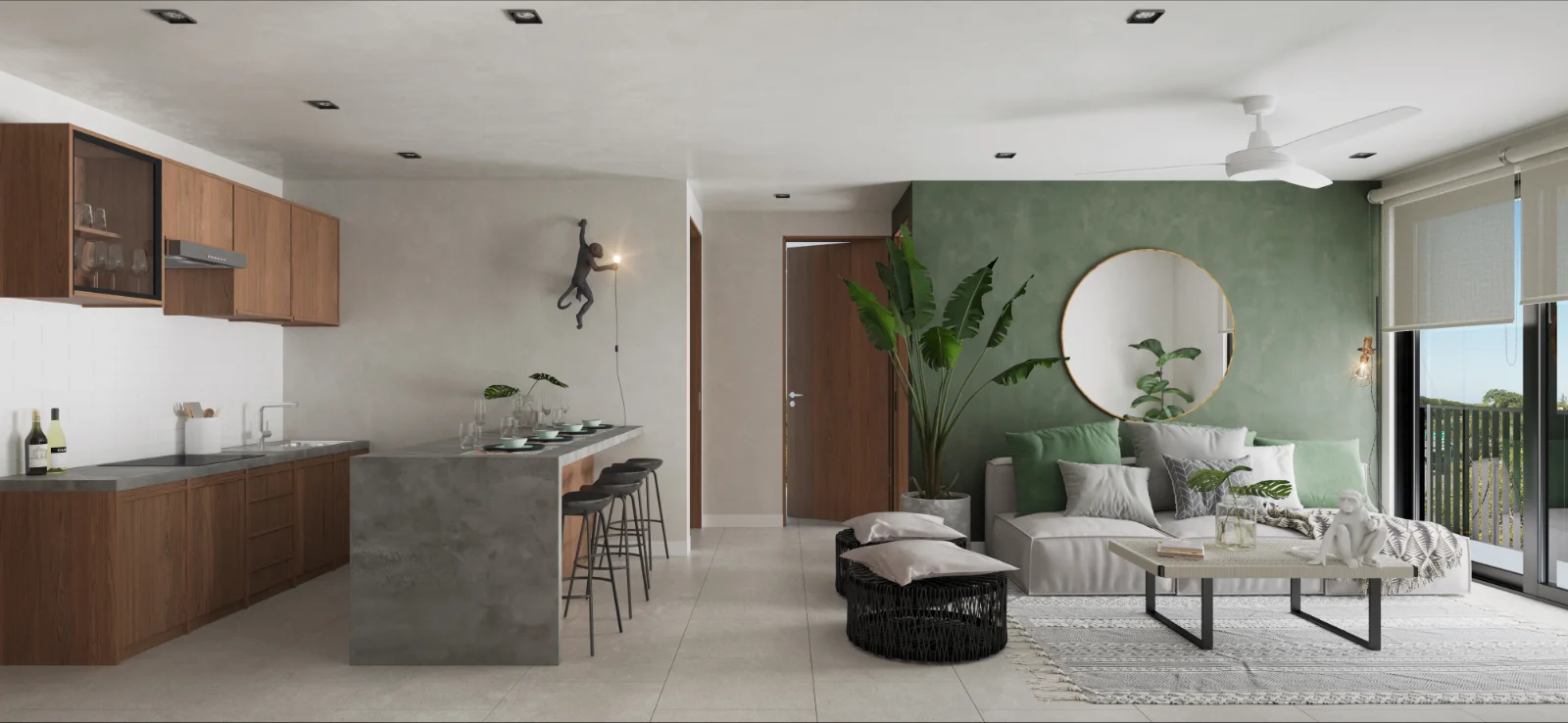 Modern Studio for Rent in Central Mexico - Fully Equipped
