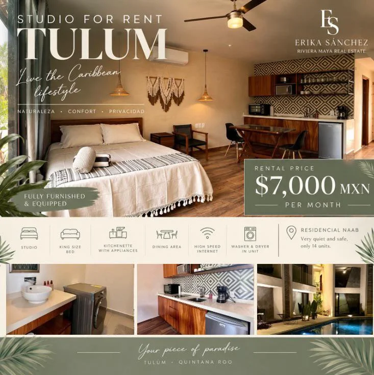 Apartment in Aldea Zama Tulum