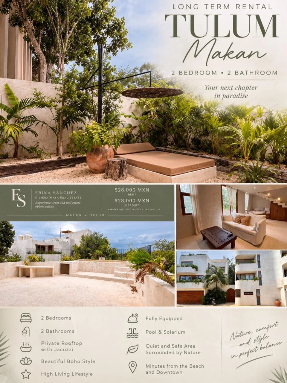 Apartment in Aldea Zama Tulum