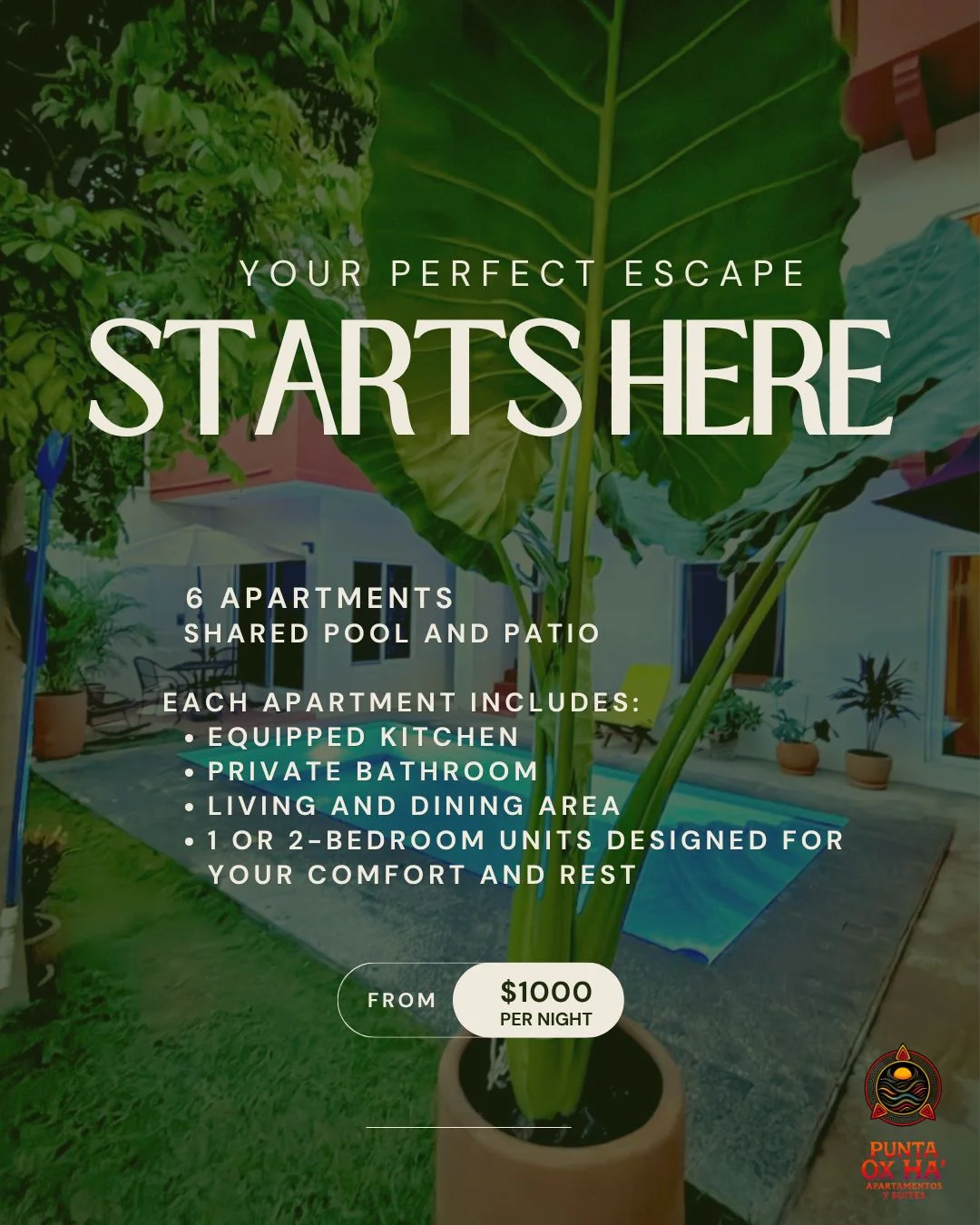 Property at Punta Ox Ha near Zicatela Beach