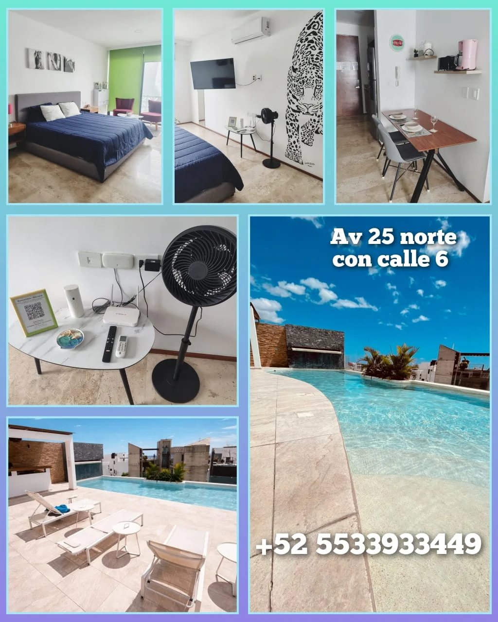 Studio for Rent in Centro, Playa del Carmen