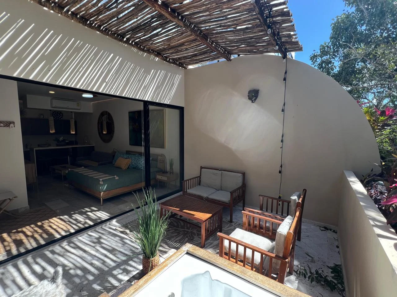 Studio with Jacuzzi & Terrace in Aldea Zama, Tulum