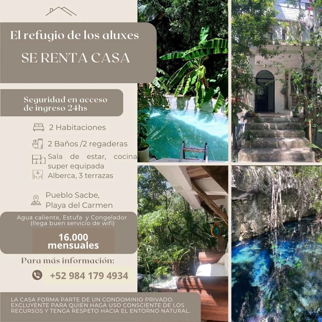 Rental Spaces in Pueblo Sacbe, Playa del Carmen