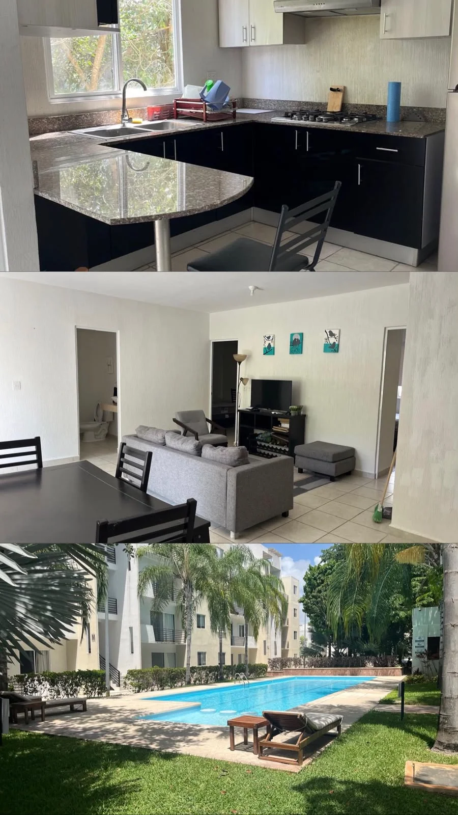 Furnished Apartment in Los Olivos, Playa del Carmen