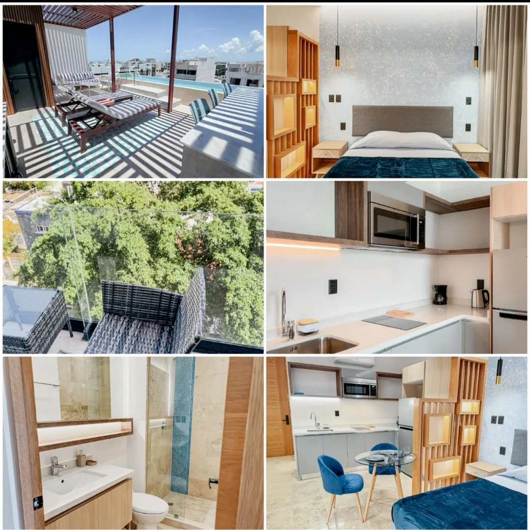 Furnished Studio at 38th St & 20th Bis Ave - Playa del Carmen