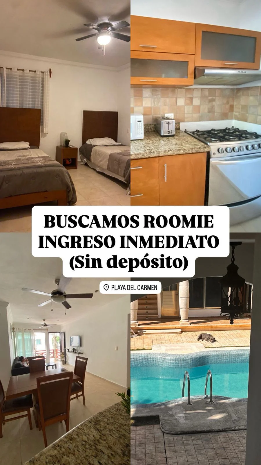 Shared Room for Women Available May 1 in Playa del Carmen