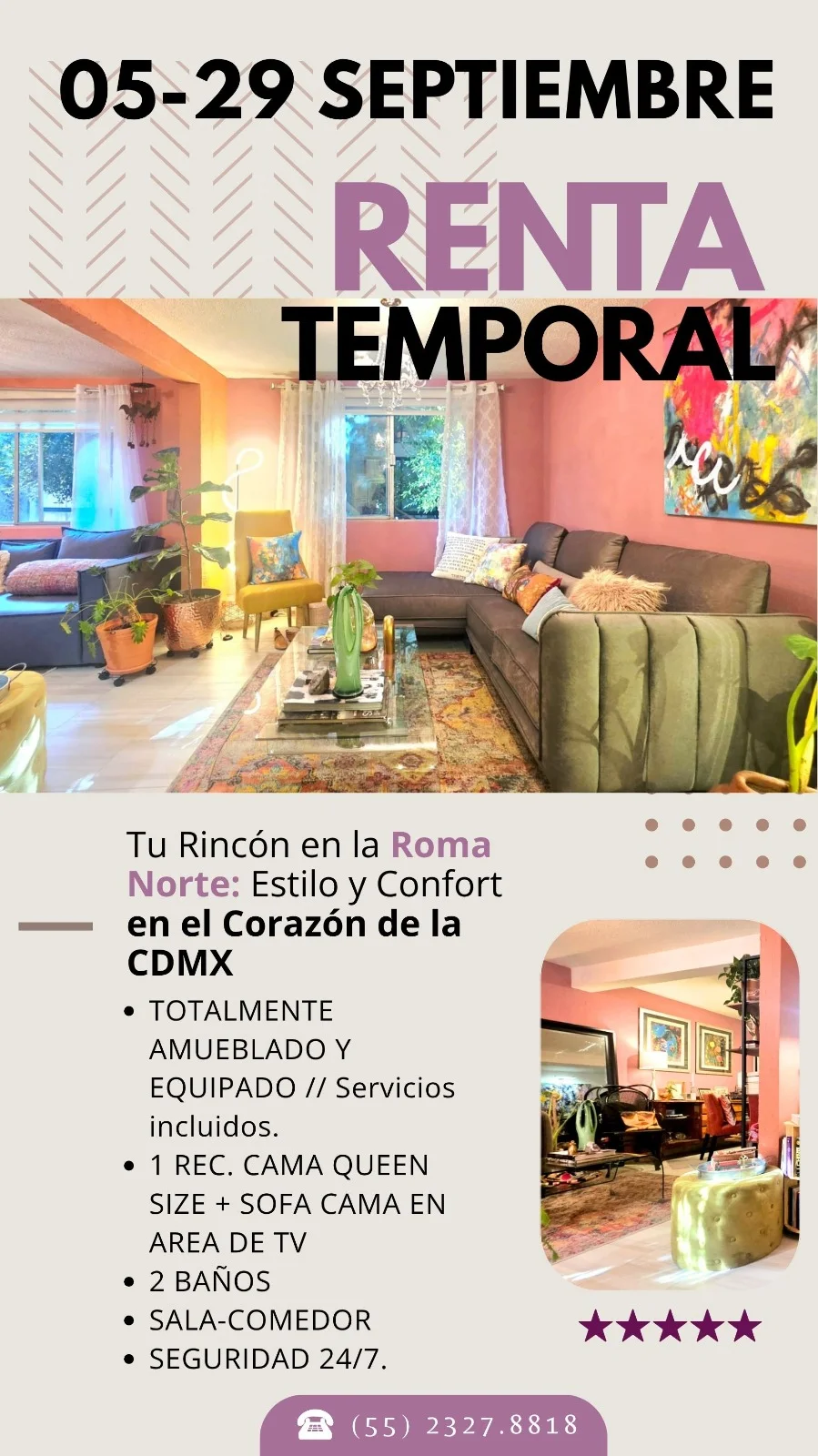 Apartment in Roma Norte, Mexico City