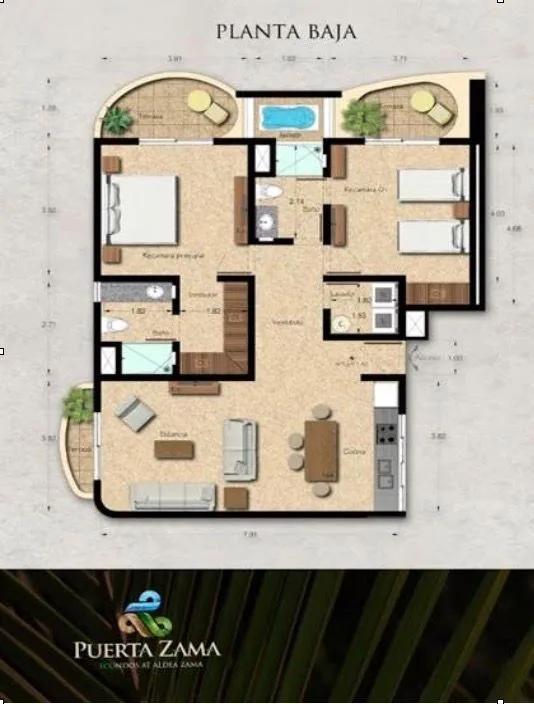 2-Bedroom Penthouse in Aldea Zama