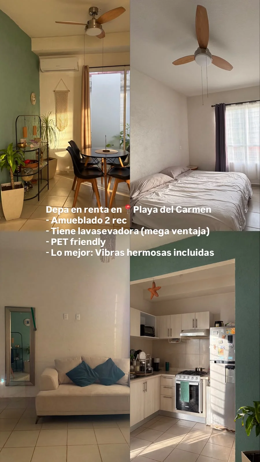 Furnished Pet-Friendly Apartment in Palmas Turquesa, Playa del Carmen