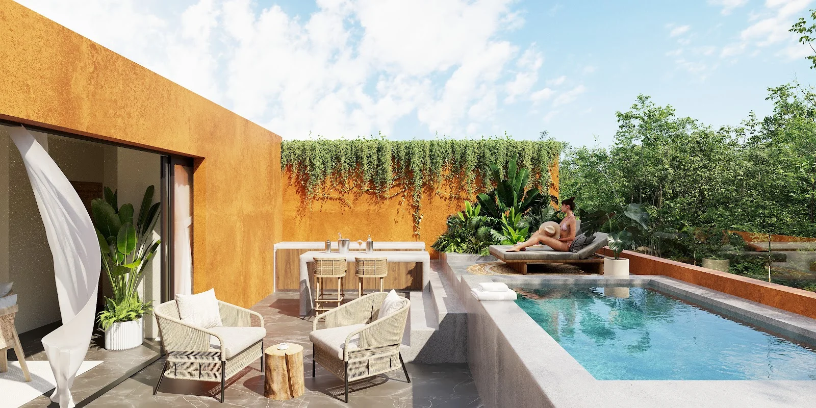 Lock-Off Apartment in Tulum 101 Residential