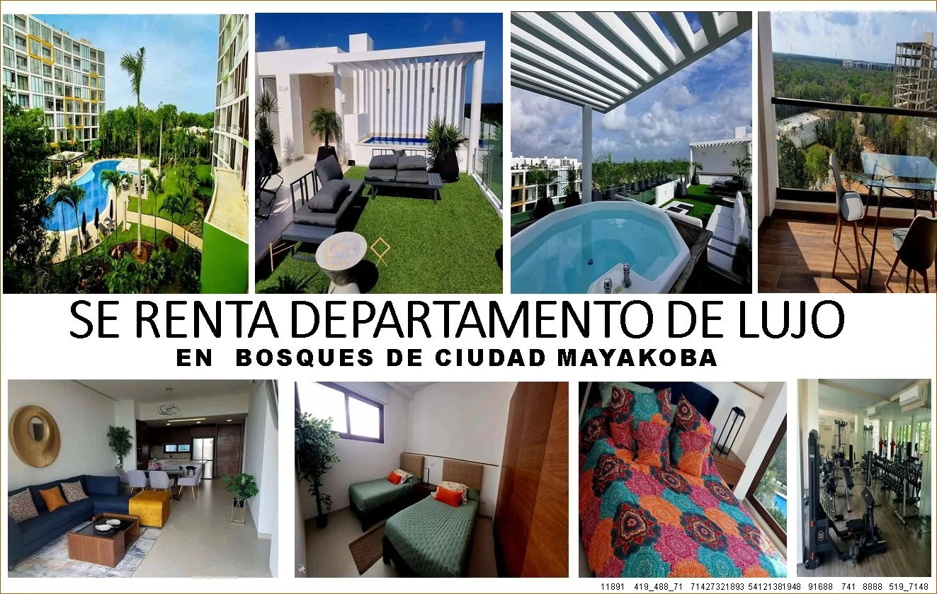 Furnished 2-Bedroom Apartment in Mayakoba, Playa del Carmen