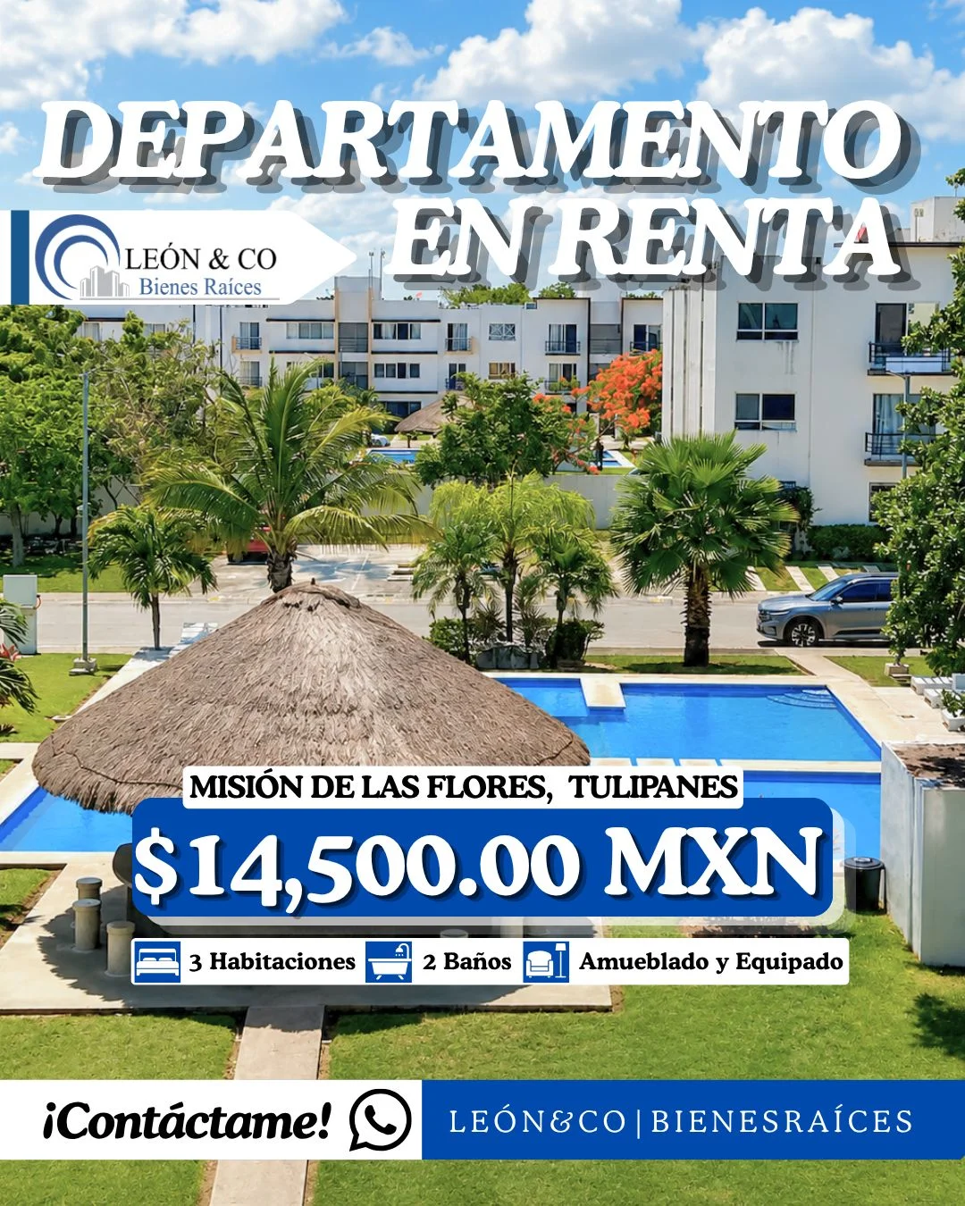 3 Bedroom Property in Playa del Carmen