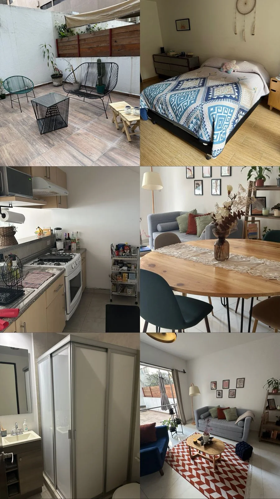 2 Bedroom Apartment with Private Patio in Juarez, Mexico City
