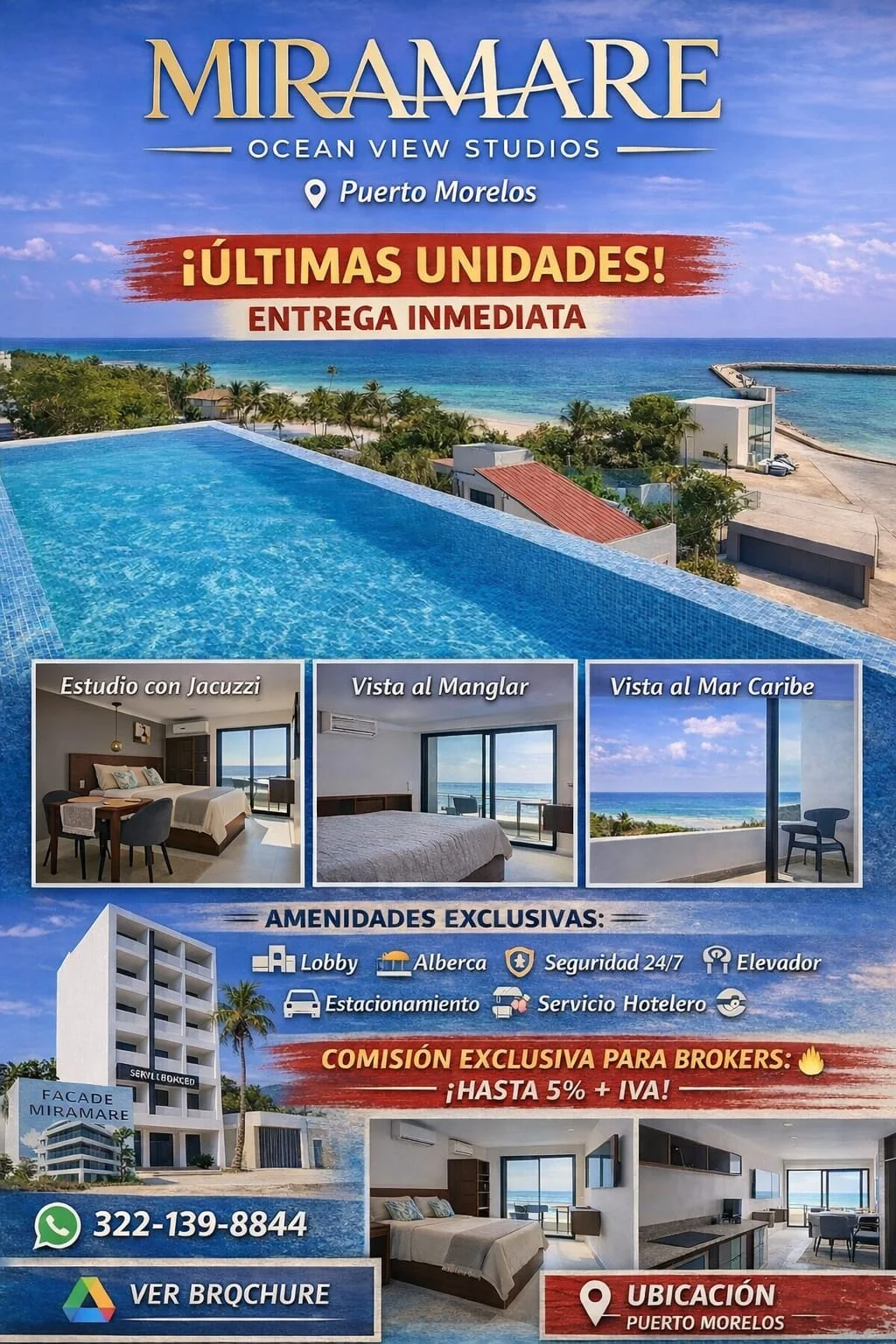 Studio Apartment in Puerto Morelos