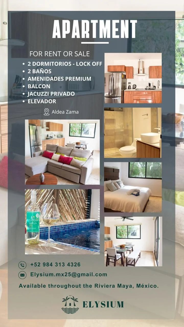 Apartment in Aldea Zama, Tulum