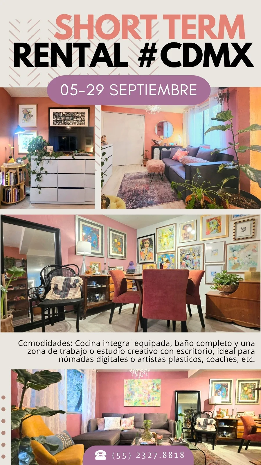 Apartment in Roma Norte, Mexico City
