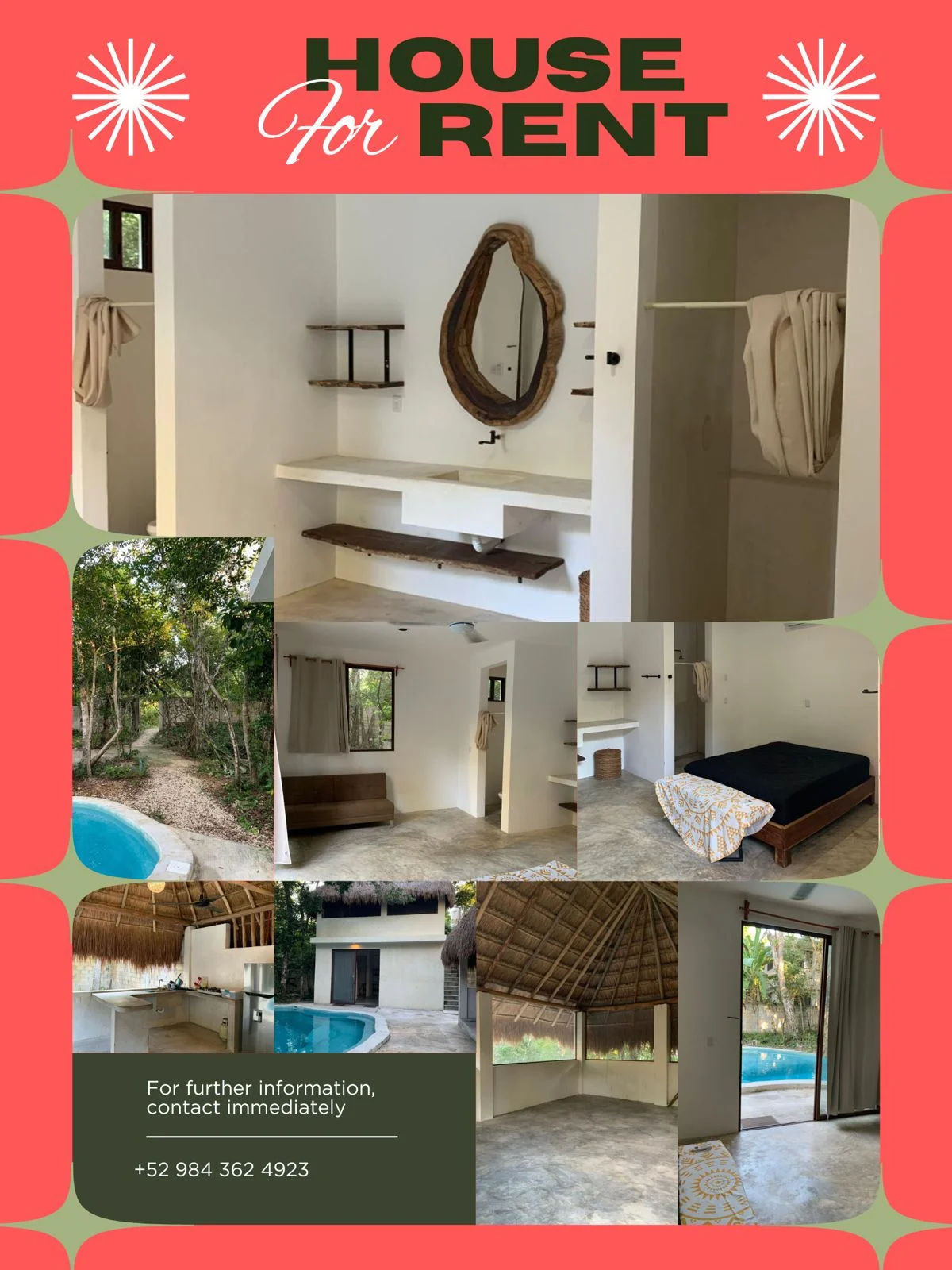 Jungle House with Private Cenote Pool Near Tulum