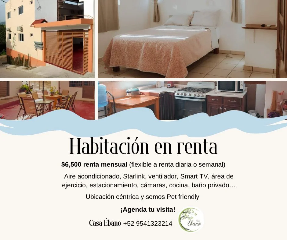 Private Room in Puerto Escondido, Oaxaca