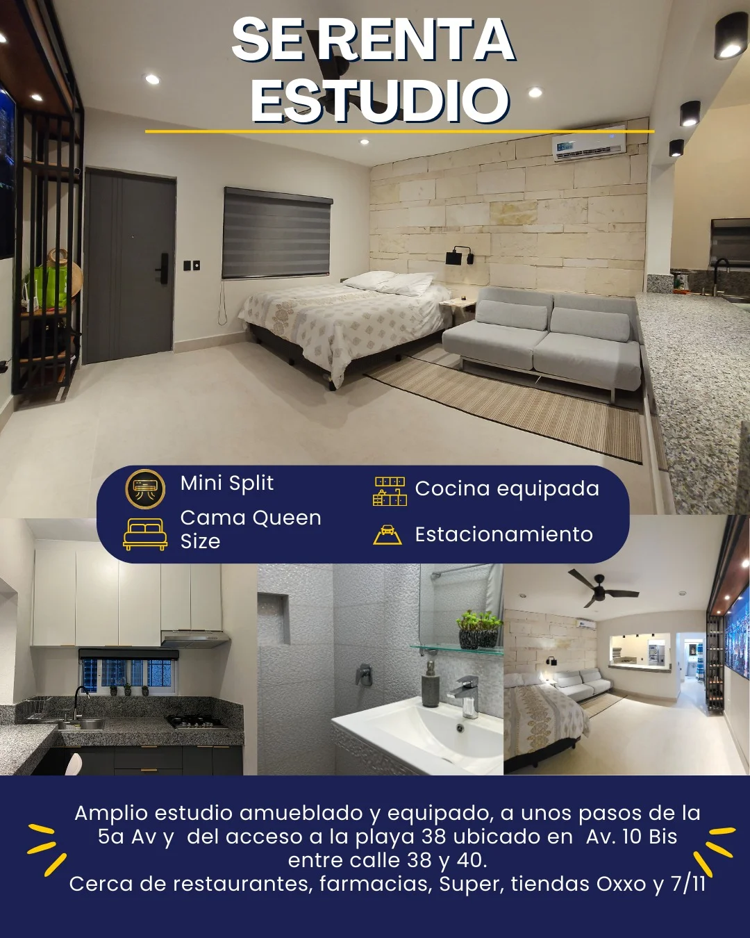 Studio Apartment in Zazil Ha