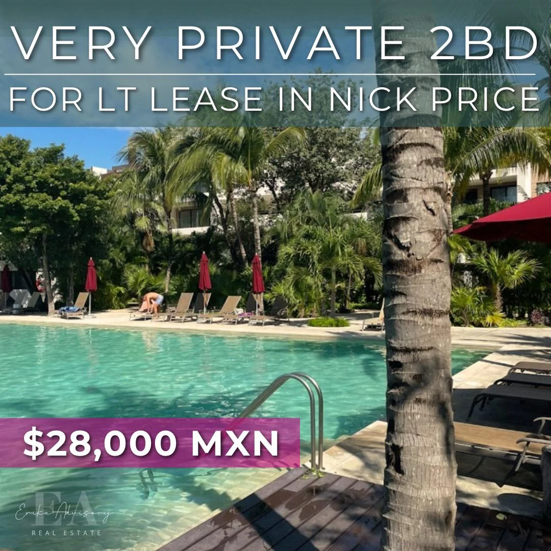 Mayakoba Apartment Rental - $28,000 MXN/month
