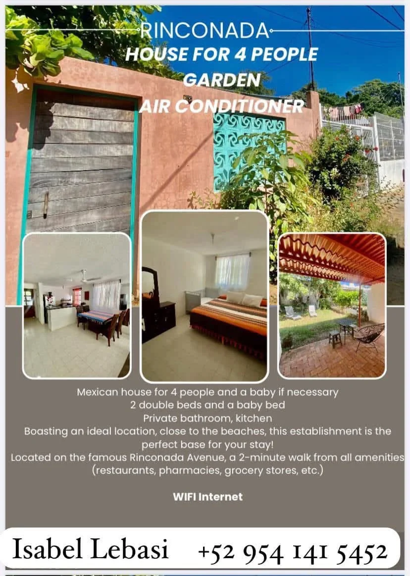 House in Rinconada, Puerto Escondido
