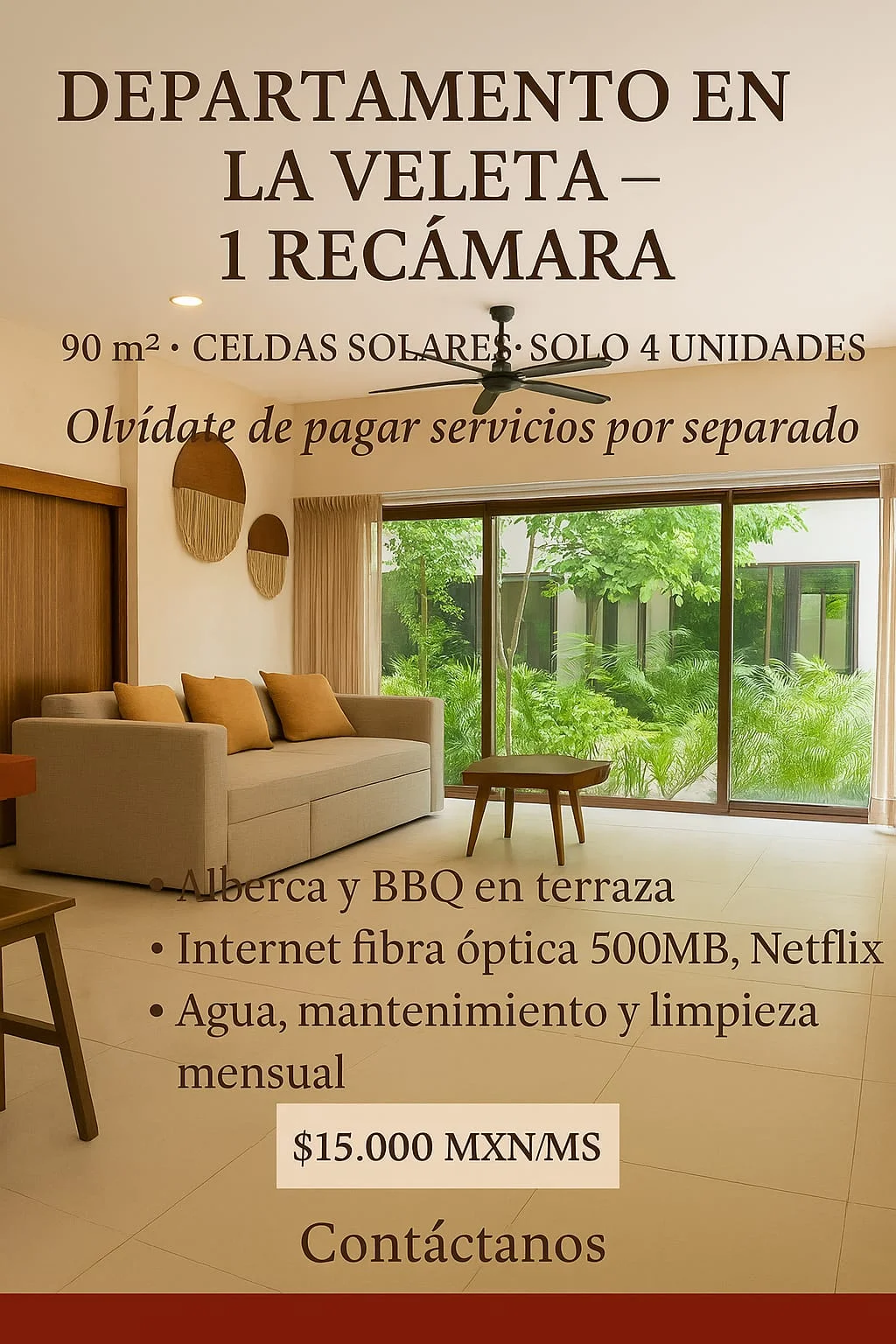 1 Bedroom Apartment in La Veleta, Tulum