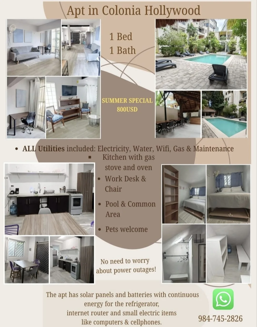 1 Bedroom Apartment in Centro, Playa del Carmen